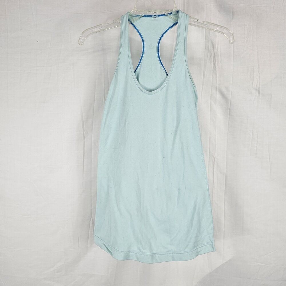 Lululemon Athletica Women's Size 4 Blue Racerback Tank